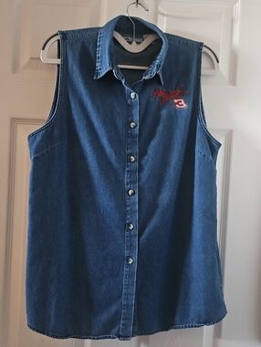 Competitors View Nascar Dale Earnhardt Denim Vest